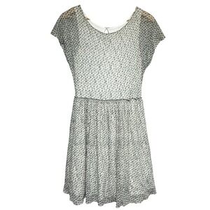 Anthropologie Weston Wear Flare Mesh Dress Womens M Sheer Feminine Party Fairy